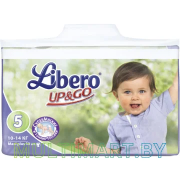 Подгузники-трусики Libero Up&Go Maxi Plus 5 (30 шт)